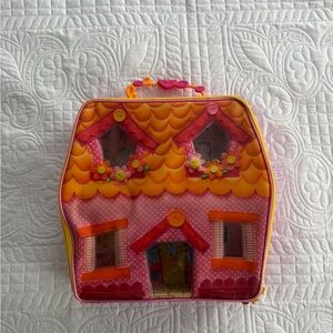 Lalaloopsy Mini Dollhouse Zippered Playhouse Travel Storage Case Collectible